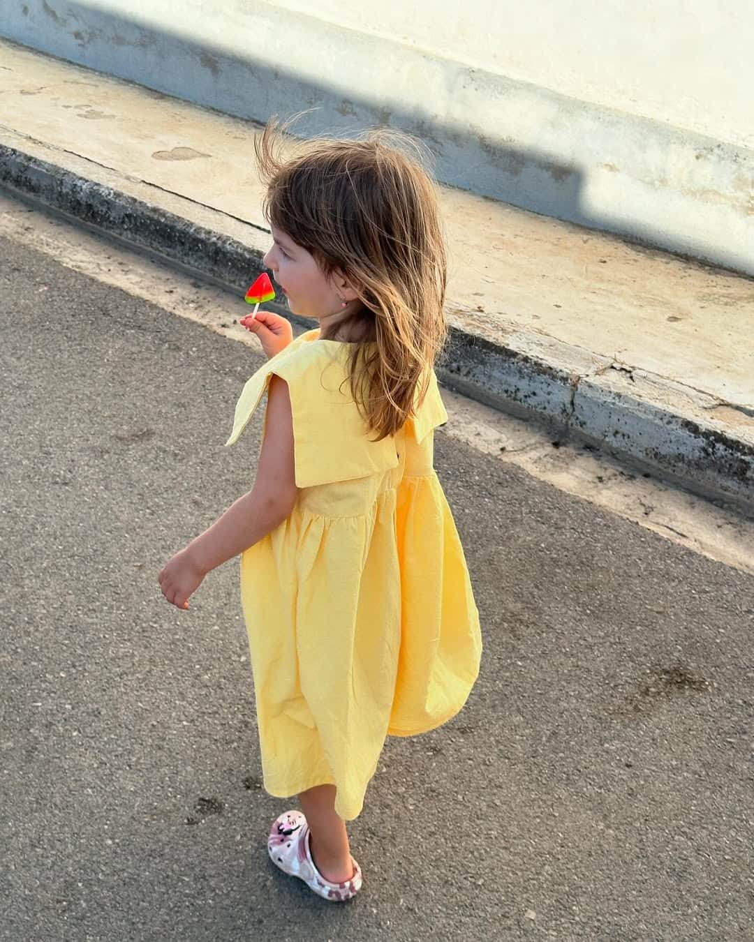 Rochiță din muselină – Sunny Yellow imagine 4