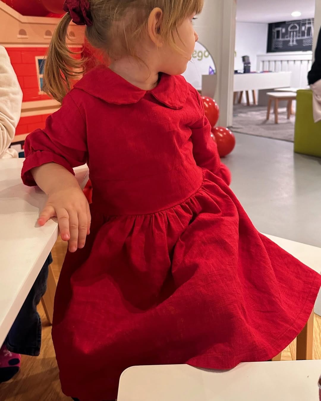 Rochiță din muselină – Red Classic imagine 1