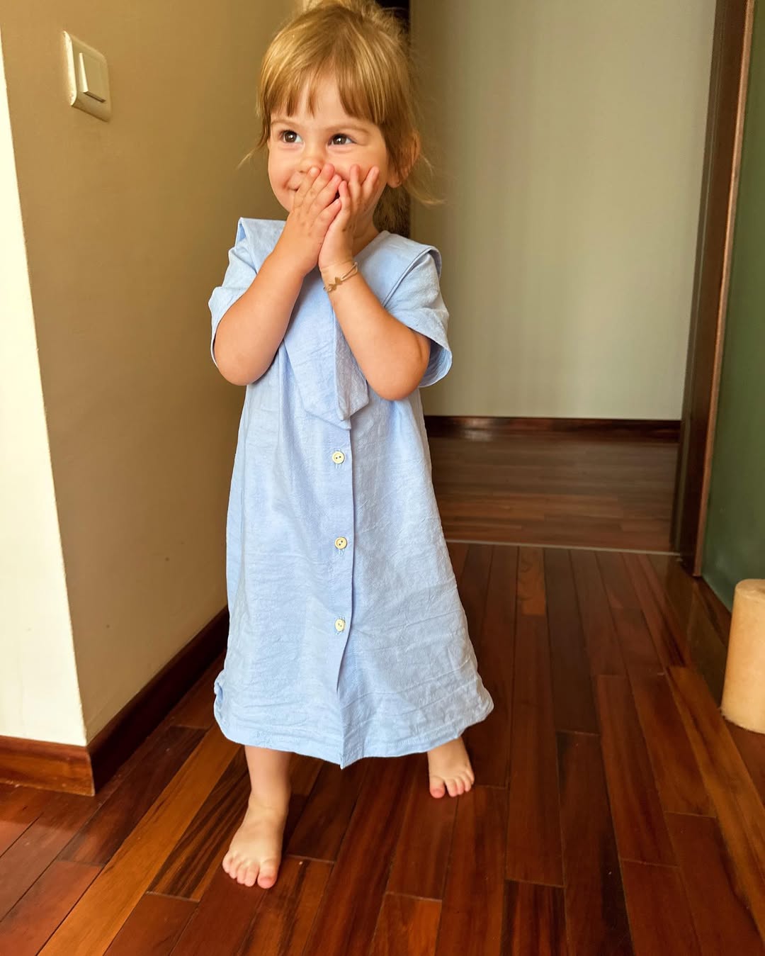 Rochie lejeră cu guler sailor - imagine 4